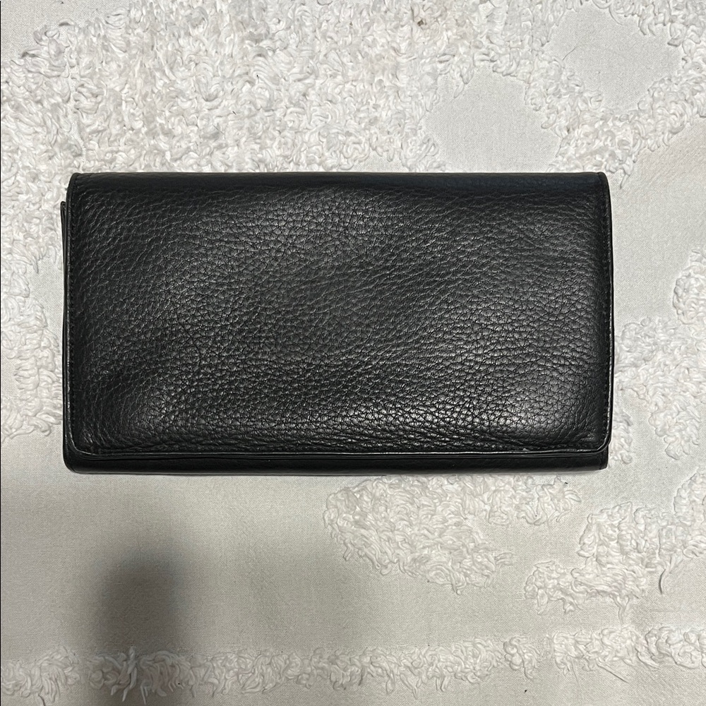 Derek Alexander Black Leather Wallet